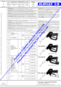OLD - ZVA 200 GR Automatic Nozzle for Active Vapour Recovery Stage II