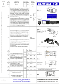 COAX Accessories for Active Vapour Recovery