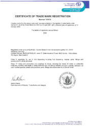 Certificate of Registration ZVA