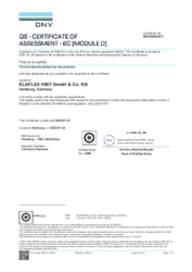 MED Certificate (Marine Equipment Directive), Module D, for ERV-GS/ERV-GS HNBR