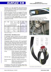 'FLUORFLEX 2' PTFE/EPDM Universal helical hose