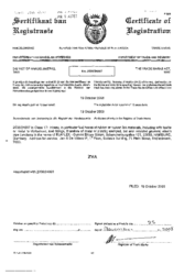 Certificate of Registration ZVA