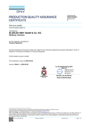 PED certificate