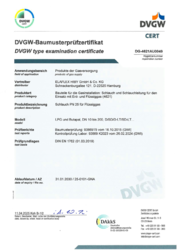 Certificate DVGW