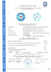 Certificate No. VR2-1401/1-101 EU
to DIN EN 16321-1