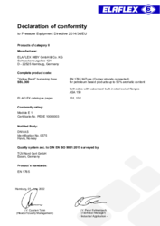 Declaration of Conformity Category II