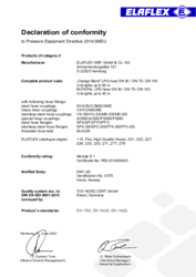 Declaration of Conformity Category II